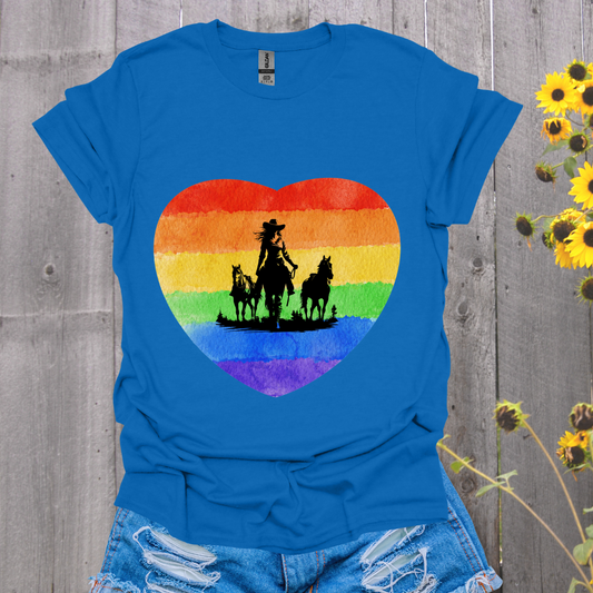 Cowgirl Pride Horse T-Shirt