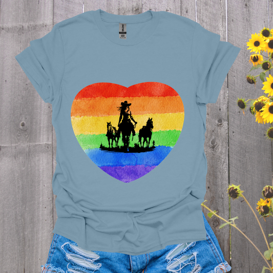 Cowgirl Pride Horse T-Shirt