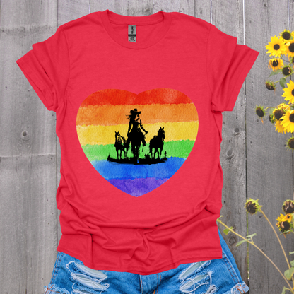 Cowgirl Pride Horse T-Shirt