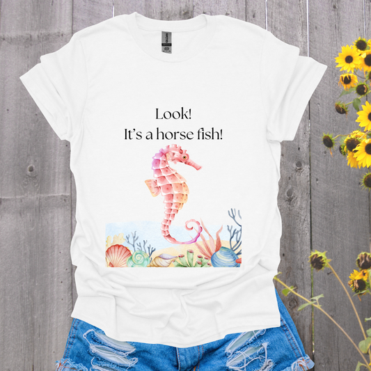 Look! It's a Horse Fish! Unisex Softstyle T-Shirt