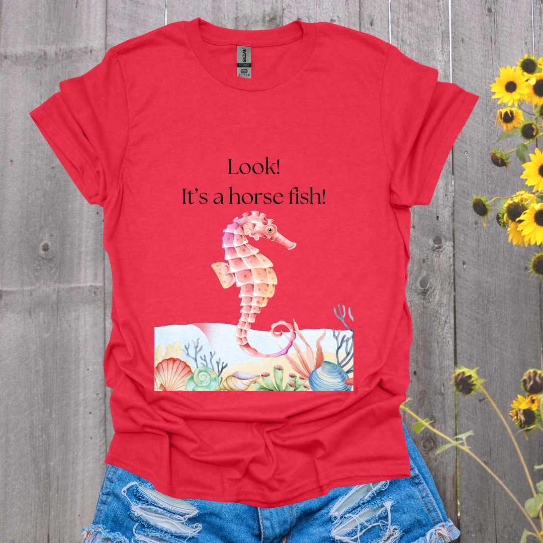 Look! It's a Horse Fish! Unisex Softstyle T-Shirt