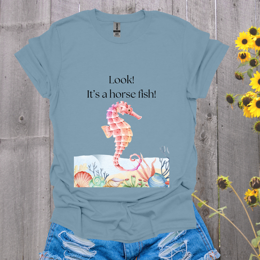 Look! It's a Horse Fish! Unisex Softstyle T-Shirt
