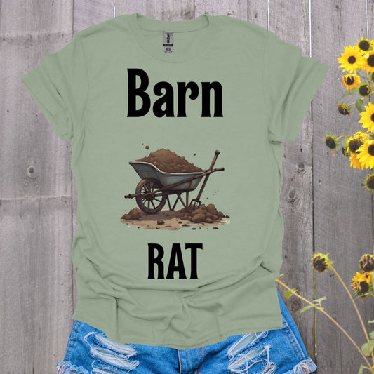 Barn Rat Horse Softstyle T-Shirt