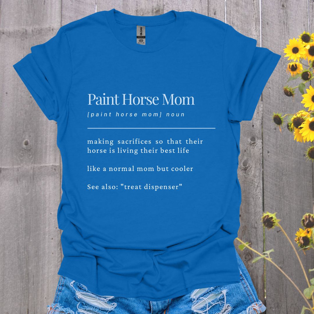 Paint Horse Mom Softstyle T-Shirt