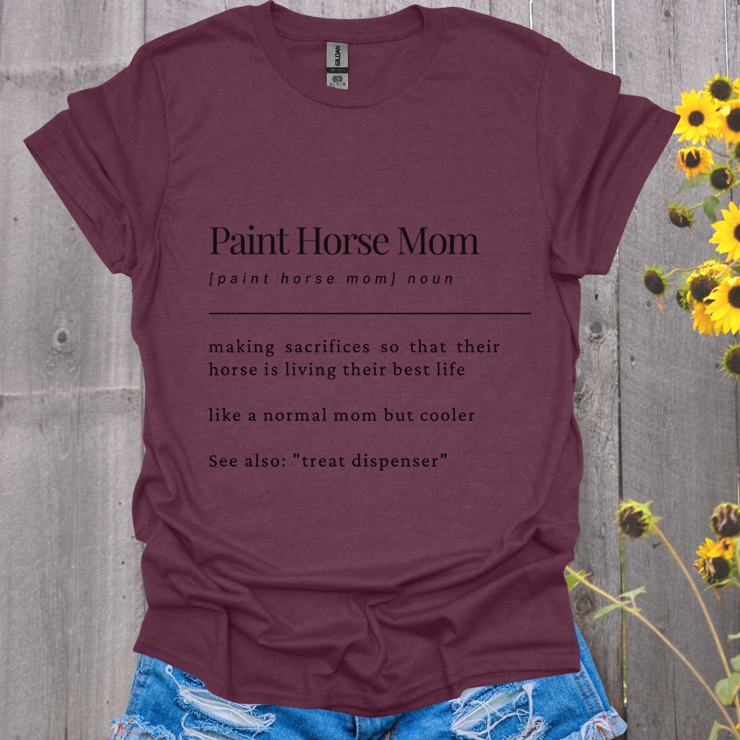 Paint Horse Mom Softstyle T-Shirt