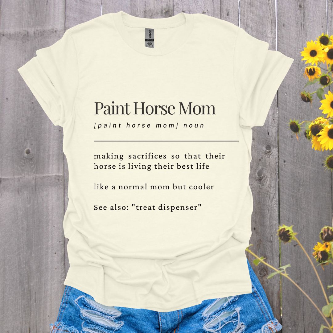 Paint Horse Mom Softstyle T-Shirt