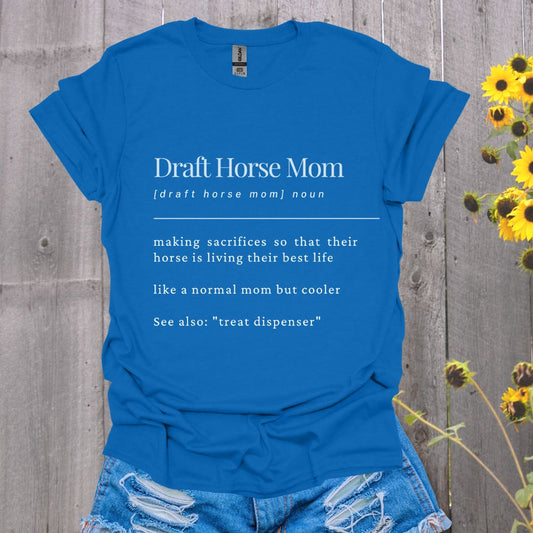 Draft Horse Mom Softstyle T-Shirt