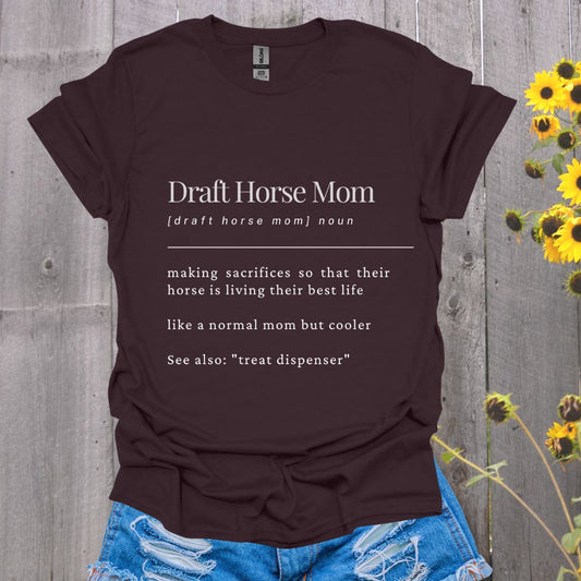 Draft Horse Mom Softstyle T-Shirt