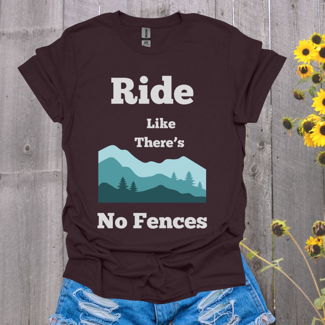 Ride Like There's No Fences Softstyle T-Shirt