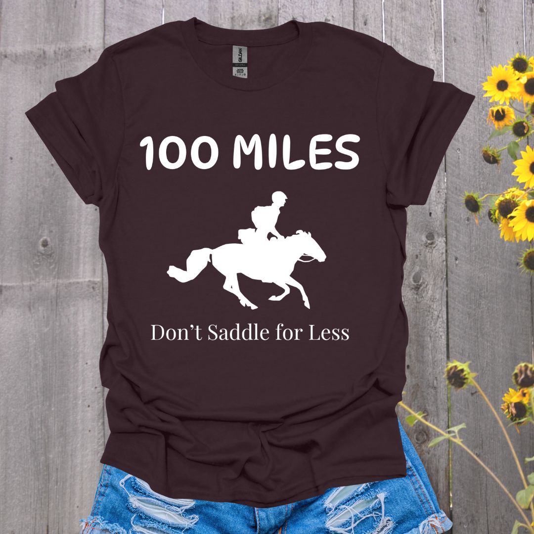 Don't Saddle for Less Endurance Horse Rider Softstyle T-Shirt