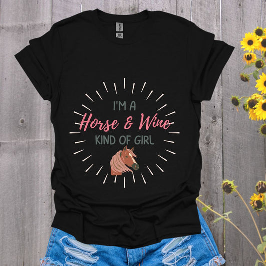 Horses and Wine Softstyle T-Shirt
