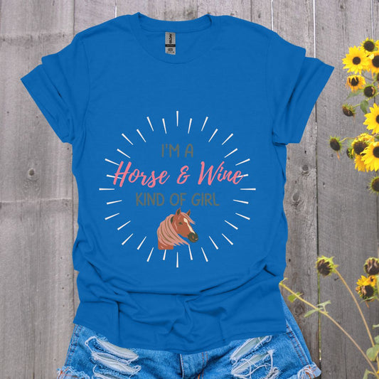 Horses and Wine Softstyle T-Shirt