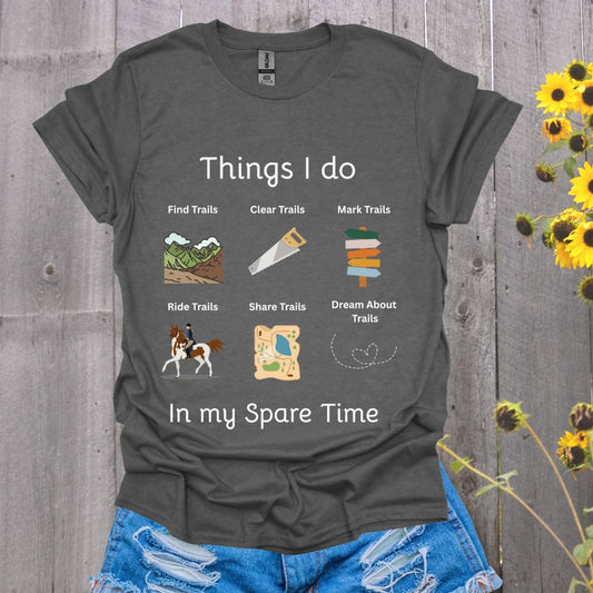 Things I Do Horse Horse Softstyle T-Shirt