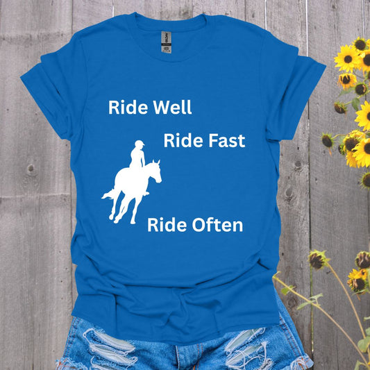Ride Well, Ride Often Softstyle T-Shirt