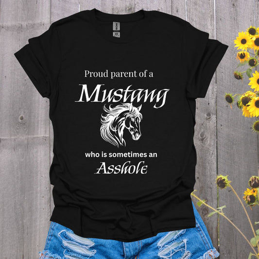 Proud Mom to a Mustang Unisex Softstyle T-Shirt
