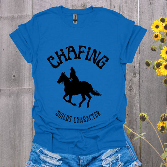 Chafing Builds Character Endurance Rider Softstyle T-Shirt