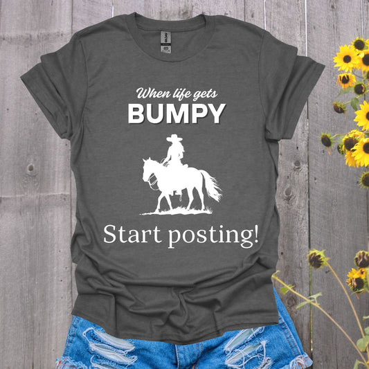 Start Posting - Western Horse T-Shirt