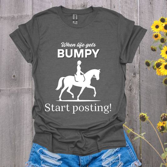 Start Posting - English Rider Horse T-Shirt
