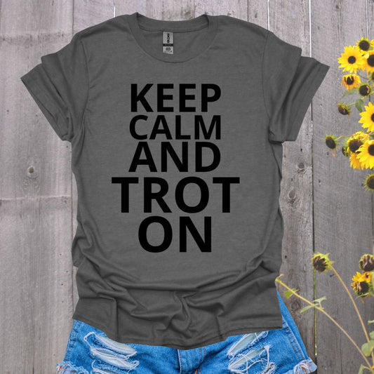 Trot On Horse Endurance Rider Softstyle T-Shirt