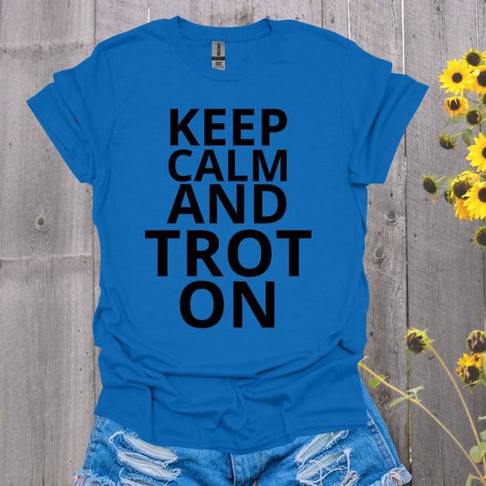 Trot On Horse Endurance Rider Softstyle T-Shirt