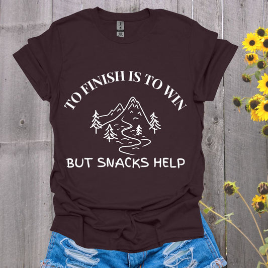 Snacks Help Endurance Rider Softstyle T-Shirt