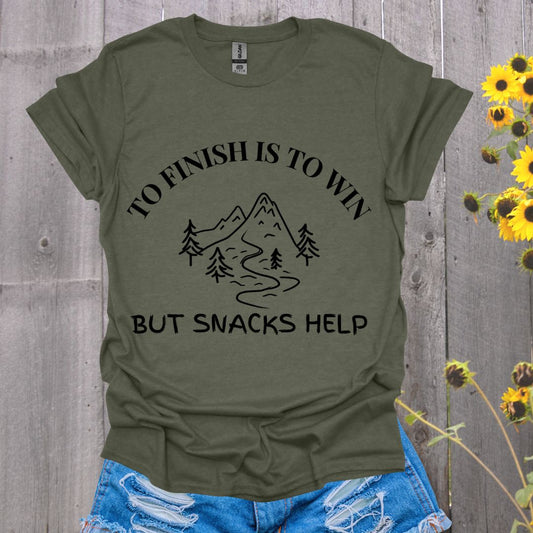 Snacks Help Endurance Rider Softstyle T-Shirt