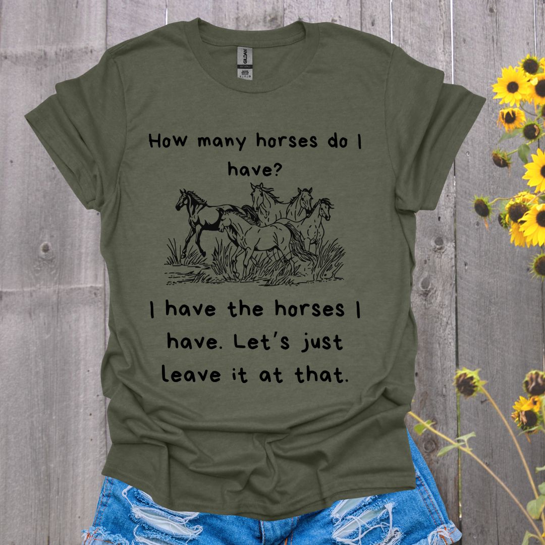 How Many Horses Softstyle T-Shirt