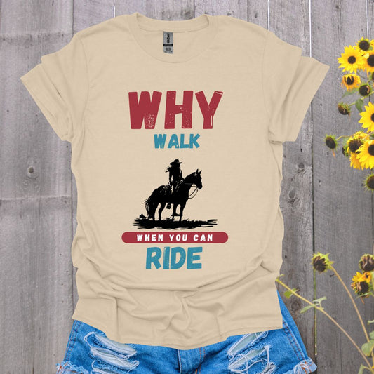 Why Walk Horse Softstyle T-Shirt