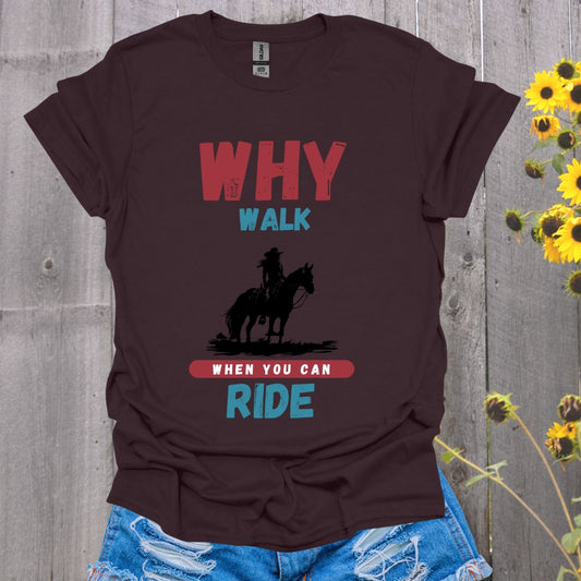 Why Walk Horse Softstyle T-Shirt