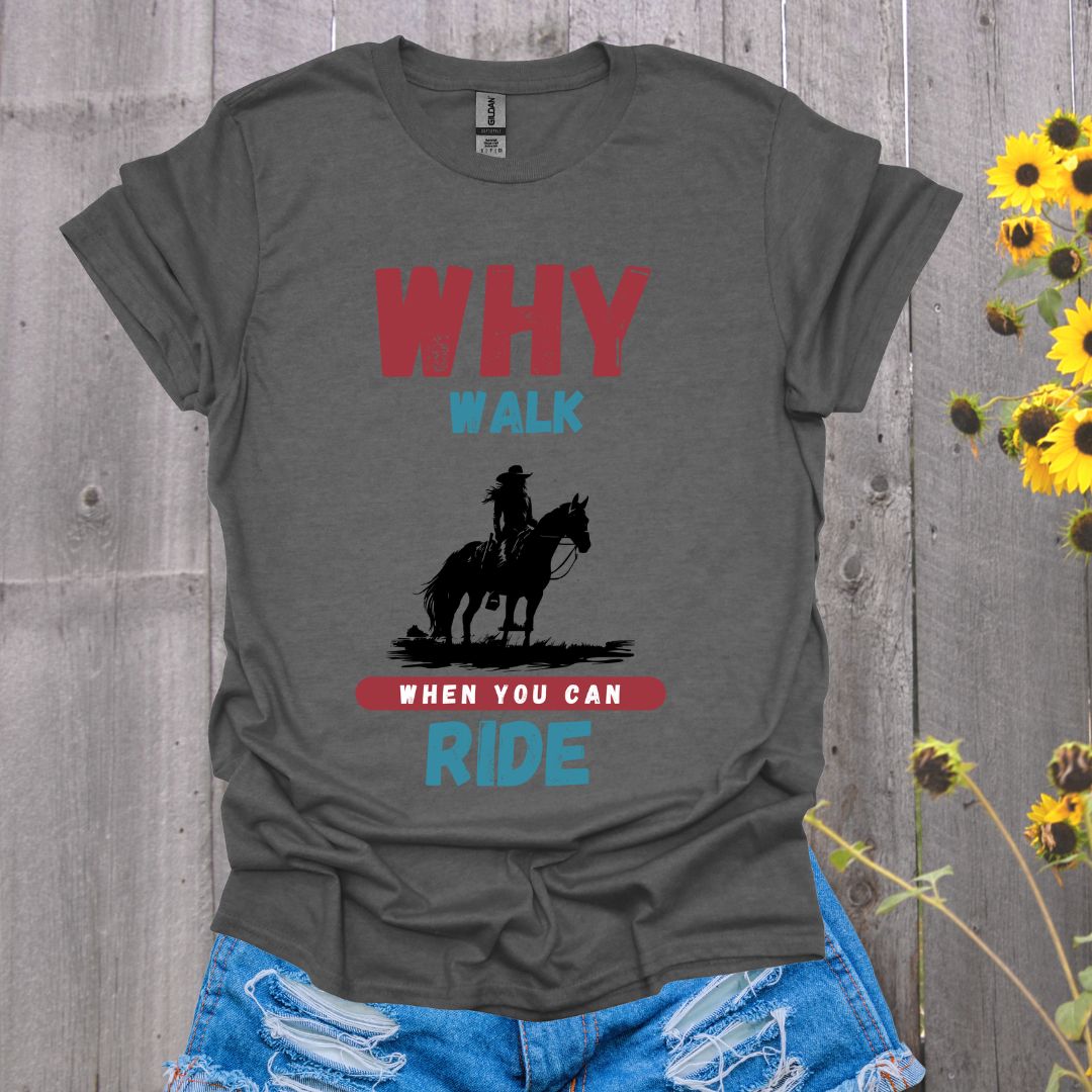 Why Walk Horse Softstyle T-Shirt