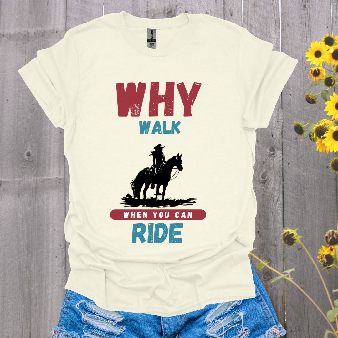 Why Walk Horse Softstyle T-Shirt
