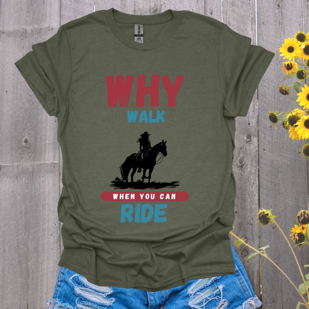Why Walk Horse Softstyle T-Shirt