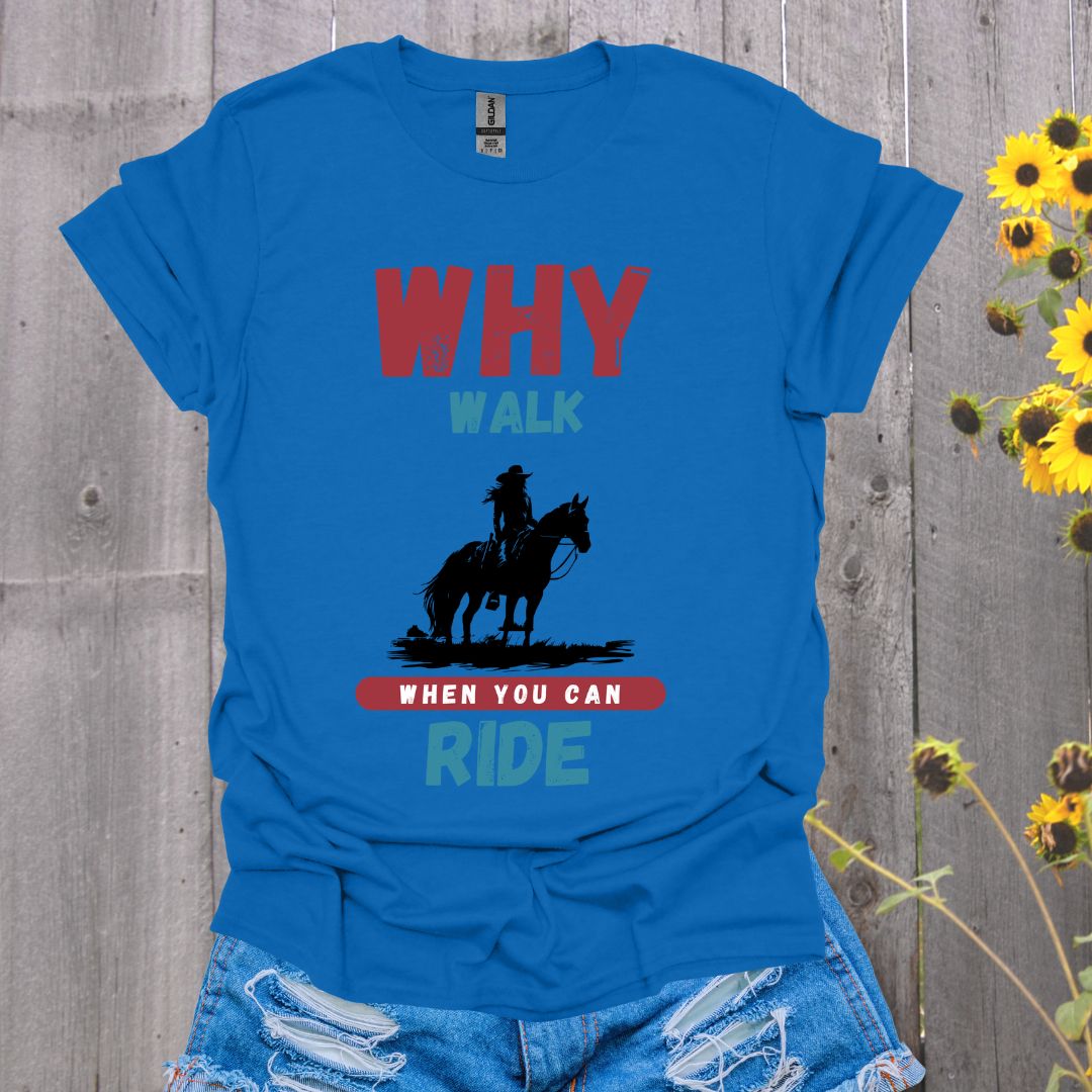 Why Walk Horse Softstyle T-Shirt