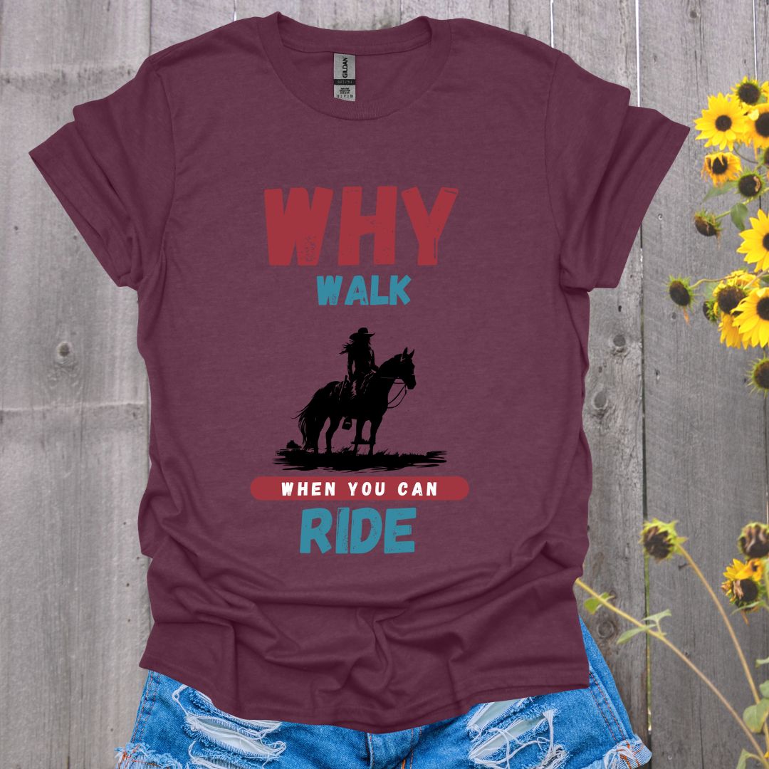 Why Walk Horse Softstyle T-Shirt