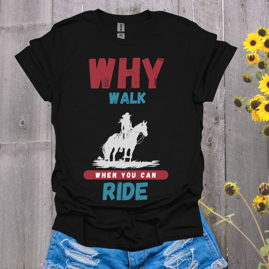 Why Walk Horse Softstyle T-Shirt