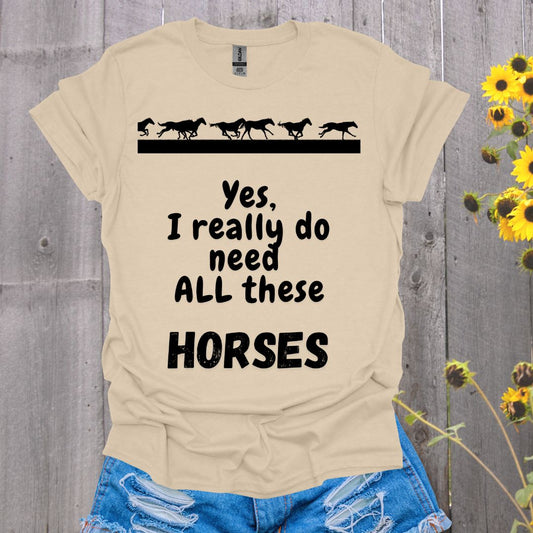 All These Horses Softstyle T-Shirt