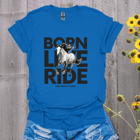 Born Live Ride Horse Softstyle T-Shirt
