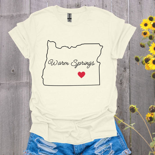Warm Springs Oregon Mustang Horse T-shirt