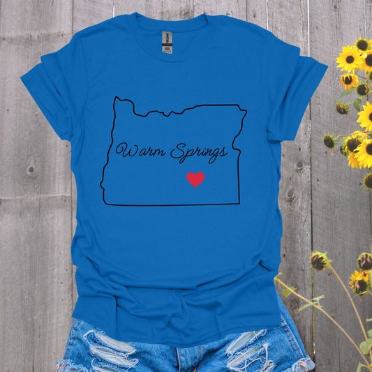 Warm Springs Oregon Mustang Horse T-shirt