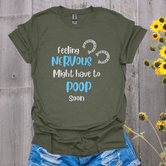 Feeling Nervous Horse T-Shirt