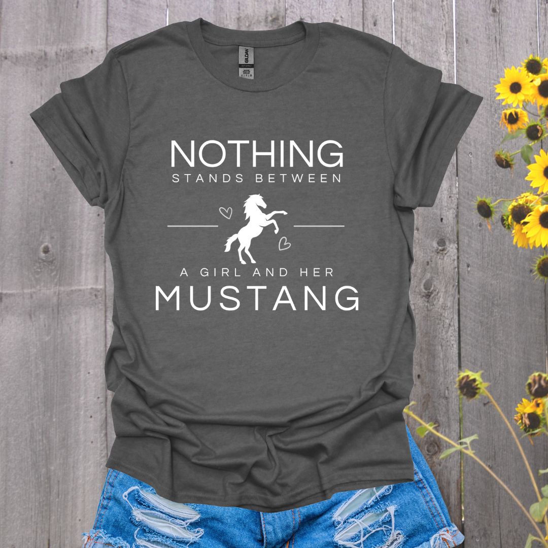 A Girl and Her Mustang T-shirt